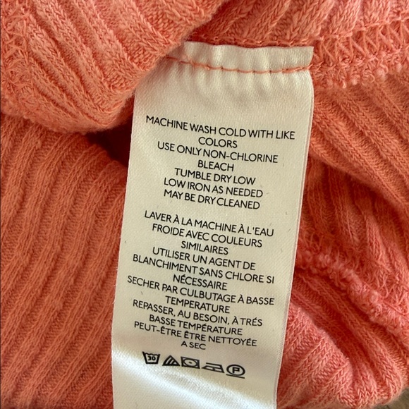 NWT We The Free Women's Boss Babe Ribbed-Knit Coral Corset Tank Top Size X-Small - Picture 11 of 11
